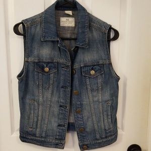 Denim vest- J. Crew